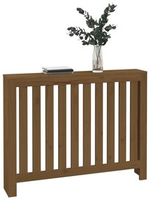 vidaXL Κάλυμμα Καλοριφέρ Καφέ μελί108,5x19x84εκ. από Μασίφ Ξύλο Πεύκου