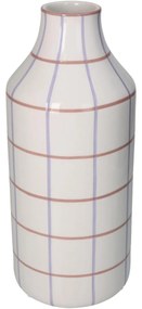 Βάζο ArteLibre Με Ρίγες Πολύχρωμο Δολομίτης 14x14x33cm