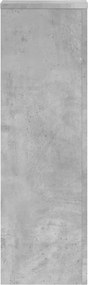 vidaXL Βάση φυτών 2 τεμ. Γκρι Σκυροδέματος 25 x 25 x 80 cm