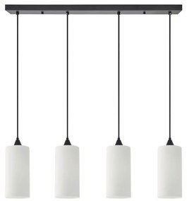 Φωτιστικό Οροφής - Ράγα Adept Tube 77-9003 85x300cm 4xE27 60W White Homelighting Metal, Glass