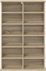 vidaXL Ντουλάπα CD Sonoma Δρυς 60 x 17 x 92 εκ. Επεξεργασμένο Ξύλο