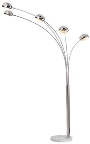 Φωτιστικό Δαπέδου Aca Markella ML312461FC Chrome/Marble