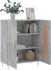vidaXL Ντουλάπι Γκρι Σκυροδέματος 69,5x34x90 εκ. Επεξεργασμένο Ξύλο