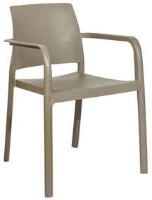 Dock Cappuccino* Armchair  metax-01-00-0466 διάστ.56.0000 x 56.0000 x 80.0000
