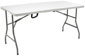 Τραπέζι catering Rodeo pakoworld πτυσσόμενο-βαλίτσα λευκό 183x76x74εκ Model: 142-000007
