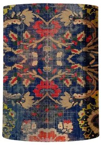 Καπέλο Φωτιστικού 1xE27 Μπλε Βελούδο Φ30cm Persia SH101108-D Ebb&amp;Flow-SH101108-D-Μπλε SH101108-D