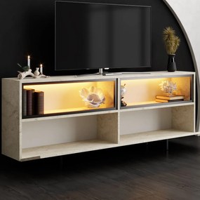 Έπιπλο Τηλεόρασης Τραβερτίνη CUZEDE 180x32x67