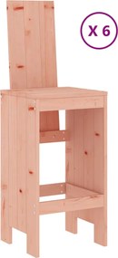 vidaXL Σετ Μπαρ Κήπου 7 Τεμαχίων από Μασίφ Ξύλο Ψευδοτσούγκας