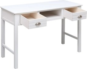vidaXL Γραφείο Λευκό 110 x 45 x 76 εκ. Ξύλινο