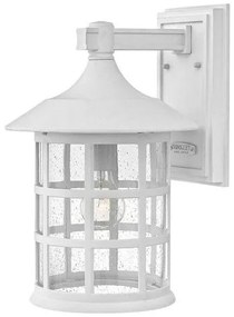 Φανάρι Απλίκα Φωτιστικό Τοίχου 1xE27 IP44 39cm Freeport Elstead Lighting HK-FREEPORT2-L-TWH Λευκό