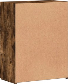 vidaXL Αρχειοθήκη Καπνιστή Δρυς 60x32x77,5 εκ. από Επεξεργασμένο Ξύλο