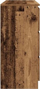 vidaXL Sideboard Παλιό ξύλο 100x35x76 cm Ξύλο μηχανής