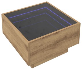 vidaXL Τραπεζάκι σαλονιού artisan δρυς 50 x 50 x 30 εκ