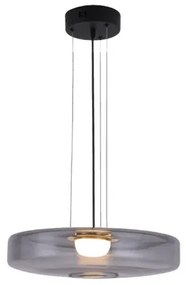 Κρεμαστό Φωτιστικό Οροφής LED 12W Φιμέ 4069-Smoky Inlight -4069-Smoky-Φιμέ/Smoke 4069-Smoky