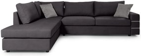 Γωνιακός καναπές Holmes-Anthraki-Αριστερή