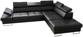 Γωνιακός καναπές Gelito LTHR-Mauro-Δεξιά