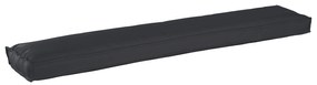 vidaXL Μαξιλάρι παλέτας για παγκάκι Μαύρο 200x40x8 εκ. Ύφασμα Oxford