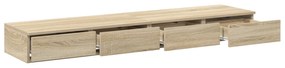 vidaXL Συρτάρια για κρεβάτι Σονομα Άλμα 135x36,5x16,5 εκ από επεξεργασμένο ξύλο