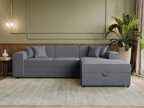 Γωνιακός καναπές Santos-Gkri Skouro-Δεξιά