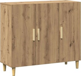 vidaXL Ντουλάπι Αρτισιανή Δρυς 90 x 34 x 80 εκ. από Επεξεργασμένο Ξύλο