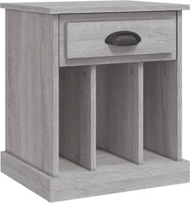 vidaXL Κομοδίνα 2 Τεμ. Γκρι Sonoma 43x36x50 εκ.