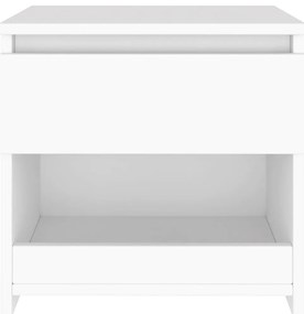 vidaXL Κομοδίνα 2 τεμ. Λευκά 40 x 30 x 39 εκ. από Επεξ. Ξύλο