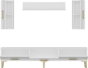 Stewehome Σετ μονάδας τηλεόρασης με ράφι 180x30x41 cm