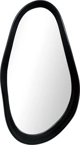 Καθρέπτης οβάλ Baloa pakoworld mdf σε μαύρη απόχρωση 44x4x80εκ