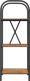 vidaXL Ράφι Βιβλίων 3 επιπέδων 40 x 30 x 109 εκ Επεξεργασμένο ξύλο