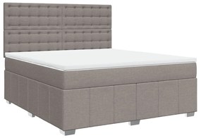 ΚΡΕΒΑΤΙ BOXSPRING ΜΕ ΣΤΡΩΜΑ TAUPE 180X200 ΕΚ. ΥΦΑΣΜΑΤΙΝΟ 3291765