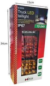 Φανάρι Πίσω LED για Φορτηγά Marcos M-8656 - Truck LED Taillight