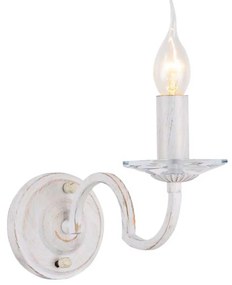 Φωτιστικό Τοίχου Elegant DL9361WWG White Crystal, Metal