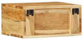 Επίτοιχο ντουλάπι τηλεόρασης 40x30x19 cm Μασίφ ξύλο ακακίας - Καφέ