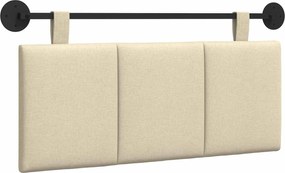 vidaXL Κρεμαστό Κεφαλάρι Κρεμ ύφασμα