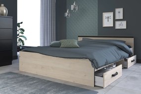 Κρεβάτι Novel-140 x 190-Fusiko-Mavro