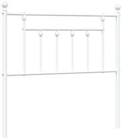 vidaXL Κεφαλάρι Λευκό 90 εκ. Μεταλλικό