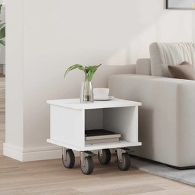 vidaXL Βάση TV Λευκό 37 x 35 x 35 εκ Επεξεργασμένο ξύλο