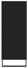 Ραφιέρα Μαύρη 57 x 35 x 90 από Επεξεργασμένο Ξύλο - Μαύρο