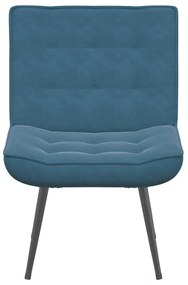 vidaXL Καρέκλα χαλάρωσης μπλε 64x74x84 cm Βελούδο