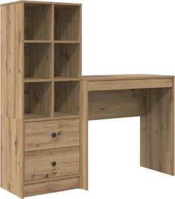 vidaXL Γραφείο Artisan Oak 125,5 x 40 x 127 εκ 2 τμχ.