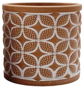 Κασπώ (Φ13x12.5) Marhome Κεραμιδί/Λευκό 06-20078