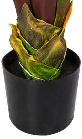 GloboStar® Artificial Garden BLOODY BANANA TREE 20119 Τεχνητό Διακοσμητικό Φυτό Αιματόφυλλη Μπανανιά - Μπανανόδεντρο Υ220cm