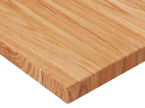 VidaXL Πάγκος Μπάνιου Ανοιχτό Καφέ 100x60x2,5 εκ. Επεξ. Μασίφ Ξύλο