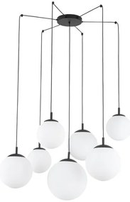 Κρεμαστό Φωτιστικό Οροφής 7xE27 15W IP20 Esme TK Lighting-4794-Λευκό 4794
