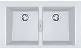 Franke Sirius 2.0 620 Polar White Tectonite Νεροχύτης 80cm