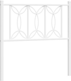 vidaXL Ανταλλακτικό κεφαλάρι Λευκό 90 εκ. Μεταλλικό