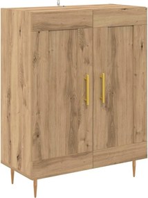 vidaXL Highboard 2 pcs Artisan Oak Επεξεργασμένο ξύλο