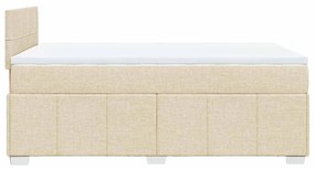 ΚΡΕΒΑΤΙ BOXSPRING ΜΕ ΣΤΡΩΜΑ ΚΡΕΜ 120X200 ΕΚ. ΥΦΑΣΜΑΤΙΝΟ 3287040