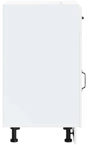 vidaXL ντουλάπι βάσης κουζίνας Kalmar Λευκό από Επεξεργασμένο Ξύλο