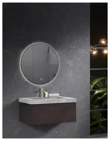 Sparke Rodez Καθρέφτης Led με κορνίζα Αλουμινίου 8mm 80Φ